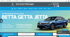 Desktop Screenshot of eastcoastvolkswagen.com